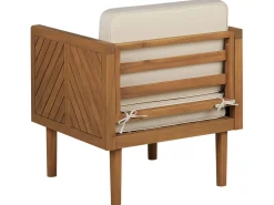 Beliani 2-Istuttava Bistrosetti Akaasiapuu Valkoinen Baratti Clearance