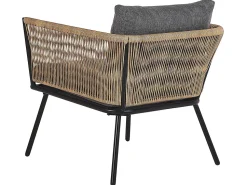 Beliani 2-Istuttava Bistrosetti Polyrottinki Vaaleanruskea Gargano Best