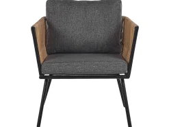 Beliani 2-Istuttava Bistrosetti Polyrottinki Vaaleanruskea Gargano Best