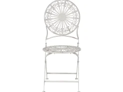 Beliani 2-Istuttava Bistrosetti Rauta Valkoinen Scafa Flash Sale