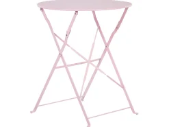 Beliani 2-Istuttava Bistrosetti Teras Pastellipinkki Fiori Sale