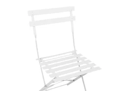 Beliani 2-Istuttava Bistrosetti Teras Valkoinen Fiori Store