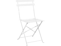 Beliani 2-Istuttava Bistrosetti Teras Valkoinen Fiori Store