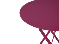 Beliani 2-Istuttava Bistrosetti Teras Viininpunainen Fiori Shop