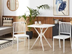 Beliani 2-Istuttava Bistrosetti Valkoinen Sersale Online