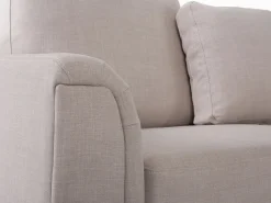 Beliani 5-Istuttava Kulmasohva Ja Rahi Kangas Vasenk. Beige Oslo New