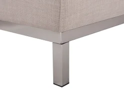 Beliani 5-Istuttava Kulmasohva Ja Rahi Kangas Vasenk. Beige Oslo New