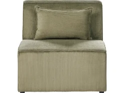 Beliani 4-Istuttava Kulmasohva Ja Rahi Vakosametti Oikeak. Tummanvihrea Lemvig Sale