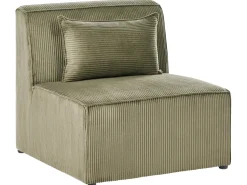 Beliani 4-Istuttava Kulmasohva Ja Rahi Vakosametti Oikeak. Tummanvihrea Lemvig Sale