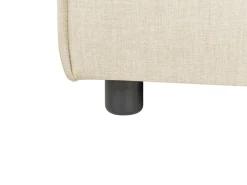 Beliani 3-Istuttava Kulmasohva Ja Rahi Pellava Vasenk. Beige Aprica Online