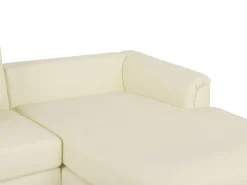 Beliani 5-Istuttava Kulmasohva Ja Rahi Nahka Vasenk. Beige Oslo Cheap