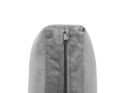 Beliani 6-Istuttava Kulmasohva Ja Rahi Sametti Vasenk. Harmaa Evja Hot