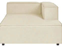 Beliani 2-Istuttava Kulmasohva Ja Rahi Pellava Vasenk. Beige Aprica Flash Sale