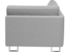 Beliani 6-Istuttava Kulmasohva Kangas Vasenk. Vaaleanharmaa Stockholm Sale