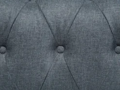 Beliani 6-Istuttava Kulmasohva Kangas Vasenk. Vaaleanharmaa Chesterfield Hot