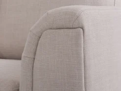 Beliani 4-Istuttava Kulmasohva Kangas Oikeak. Beige Oslo New