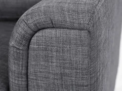 Beliani 4-Istuttava Kulmasohva Kangas Vasenk. Tummanharmaa Oslo Clearance