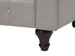 Beliani 6-Istuttava Kulmasohva Kangas Vasenk. Beige Chesterfield Online