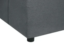 Beliani 4-Istuttava Kulmasohva Kangas Oikeak. Grafiitinharmaa Tomra Store