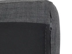 Beliani 4-Istuttava Kulmasohva Kangas Oikeak. Tummanharmaa Kiruna Best