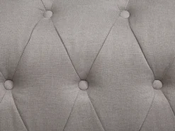 Beliani 6-Istuttava Kulmasohva Kangas Oikeak. Beige Chesterfield Hot