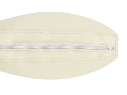 Beliani 4-Istuttava Kulmasohva Nahka Vasenk. Kermanvalkoinen Oslo New