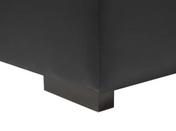 Beliani 3-Istuttava Kulmasohva Nahka Vasenk. Musta Lungo Best Sale