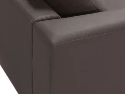 Beliani 4-Istuttava Kulmasohva Nahka Vasenk. Ruskea Oslo Best