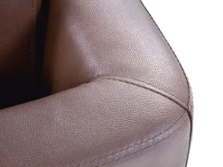 Beliani 6-Istuttava Kulmasohva Nahka Vasenk. Ruskea Stockholm Clearance