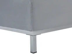 Beliani 4-Istuttava Kulmasohva Sametti Vasenk. Harmaa Oslo Store