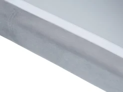 Beliani 4-Istuttava Kulmasohva Sametti Oikeak. Harmaa Oslo Flash Sale