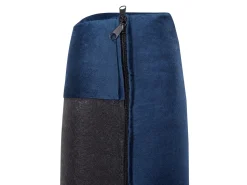 Beliani 4-Istuttava Kulmasohva Sametti Oikeak. Laivastonsininen Vinterbro Flash Sale