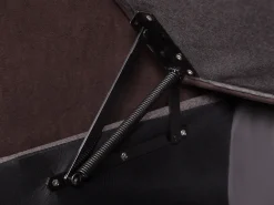 Beliani 3-Istuttava Kulmavuodesohva Säilytystilalla Keinonahka Vasenk. Ruskea Ogna Sale