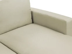 Beliani 5-Istuttava Kulmavuodesohva Säilytystilalla Kangas Beige Sommen Shop