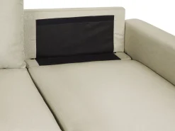 Beliani 5-Istuttava Kulmavuodesohva Säilytystilalla Kangas Beige Sommen Shop