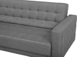 Beliani 5-Istuttava Kulmavuodesohva Ja Rahi Kangas Oikeak. Vaaleanharmaa Aberdeen Cheap