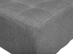 Beliani 5-Istuttava Kulmavuodesohva Ja Rahi Kangas Oikeak. Vaaleanharmaa Aberdeen Cheap