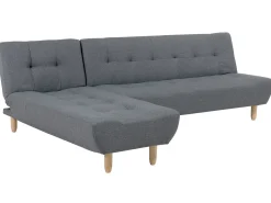 Beliani 4-Istuttava Kulmavuodesohva Kangas Oikeak. Harmaa Alsten Outlet