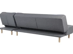 Beliani 4-Istuttava Kulmavuodesohva Kangas Vasenk. Harmaa Alsten Store