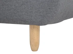 Beliani 4-Istuttava Kulmavuodesohva Kangas Vasenk. Harmaa Alsten Store