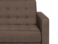 Beliani 4-Istuttava Kulmavuodesohva Kangas Oikeak. Tummanruskea Aberdeen Flash Sale