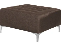 Beliani 4-Istuttava Kulmavuodesohva Ja Rahi Kangas Oikeak. Tummanruskea Aberdeen Fashion