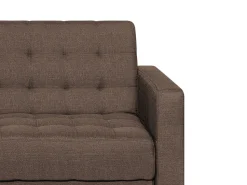 Beliani 4-Istuttava Kulmavuodesohva Ja Rahi Kangas Oikeak. Tummanruskea Aberdeen Fashion