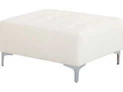 Beliani 5-Istuttava Kulmavuodesohva Ja Rahi Keinonahka Vasenk. Valkoinen Aberdeen Best Sale