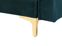 Beliani 4-Istuttava Kulmavuodesohva Ja Rahi Sametti Oikeak. Sinivihrea Aberdeen Outlet