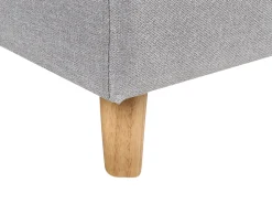 Beliani 4-Istuttava Kulmavuodesohva Säilytystilalla Oikeak. Vaaleanharmaa Flakk Shop