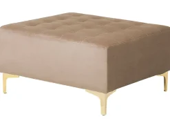 Beliani 4-Istuttava Kulmavuodesohva Ja Rahi Sametti Vasenk. Hiekanruskea Aberdeen Outlet