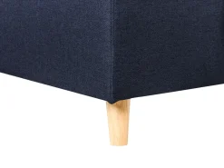 Beliani 4-Istuttava Kulmavuodesohva Säilytystilalla Oikeak. Laivastonsininen Flakk Cheap