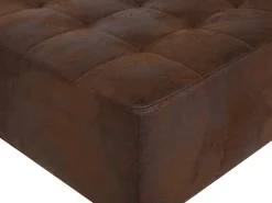 Beliani 4-Istuttava Kulmavuodesohva Keinonahka Vasenk. Ruskea Aberdeen Best Sale