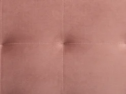 Beliani 4-Istuttava Kulmavuodesohva Sametti Vasenk. Vaaleanpunainen Aberdeen Fashion